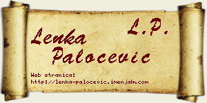 Lenka Paločević vizit kartica